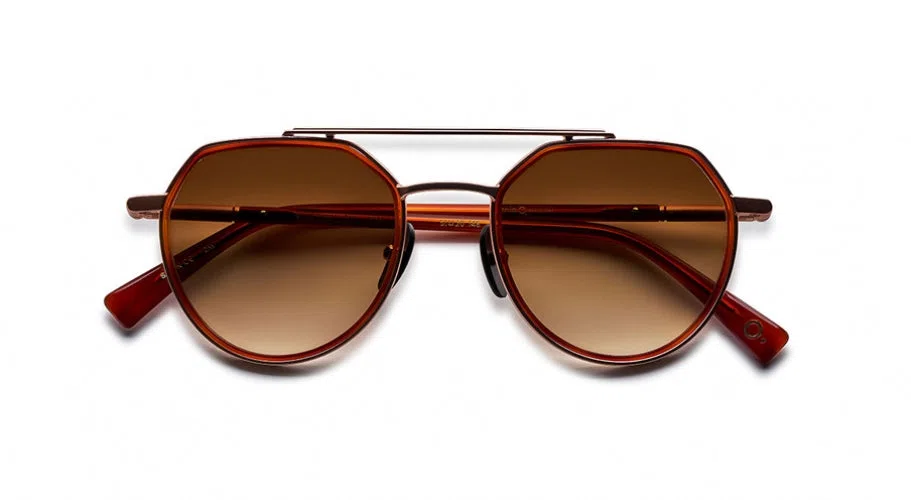 Etnia Barcelona BLUE SWALLOW SUN Sunglasses - Pink Gold Havana - view 9